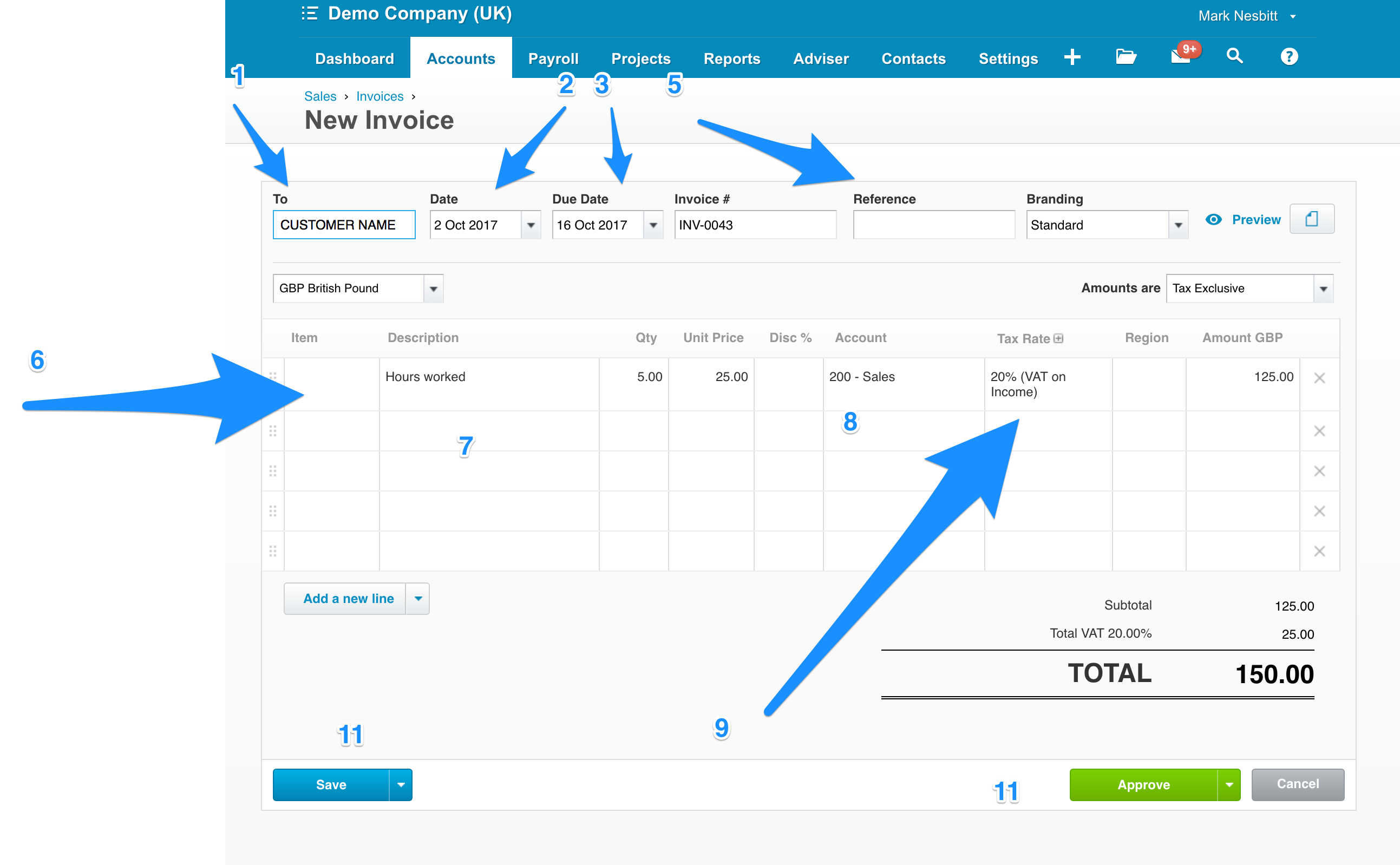 how-to-create-a-sales-invoice-in-xero-love-accountancy-limited